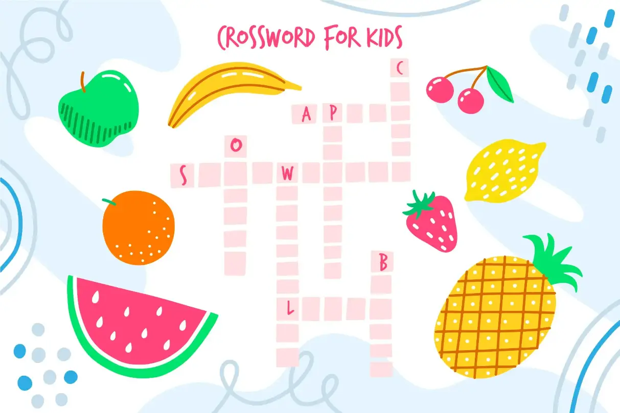 Free Crossword Puzzle game for kids