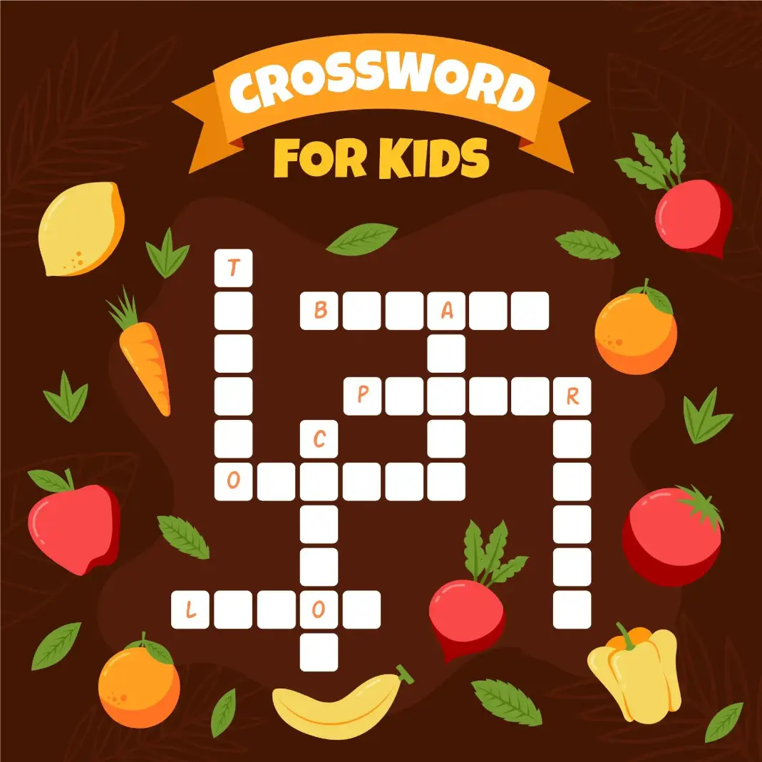 Free Crossword Puzzle game for kids