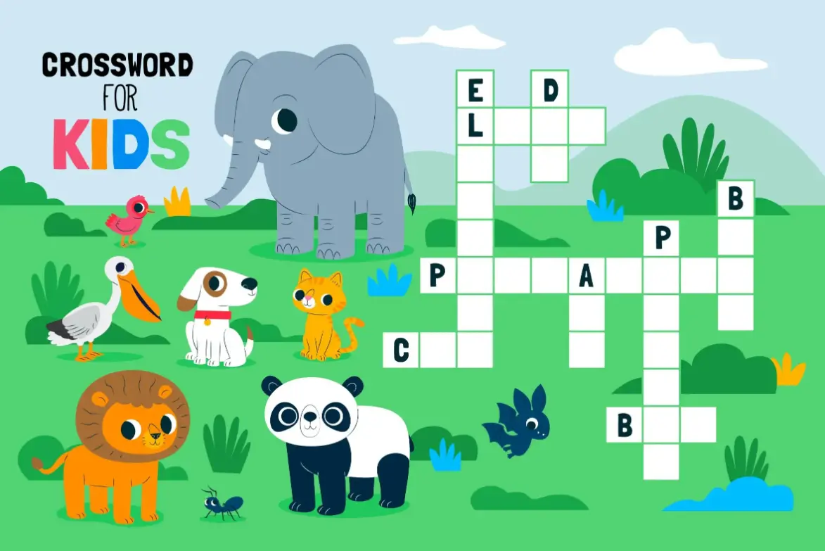 Free Crossword Puzzle game for kids