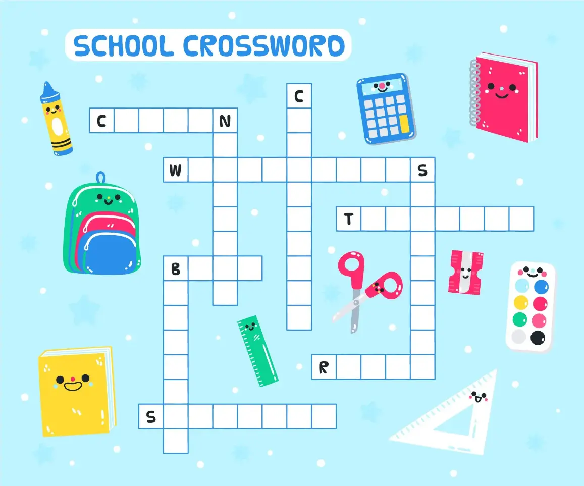 Free Crossword Puzzle game for kids