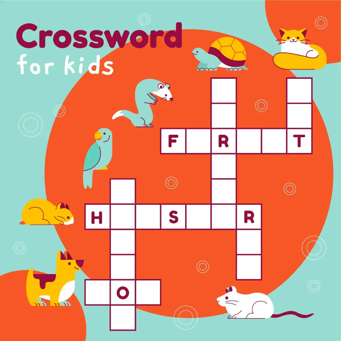 Free Crossword Puzzle game for kids