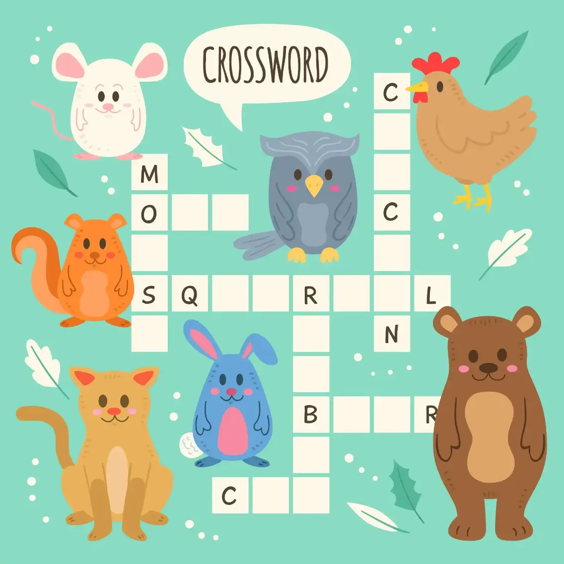 Free Crossword Puzzle game for kids