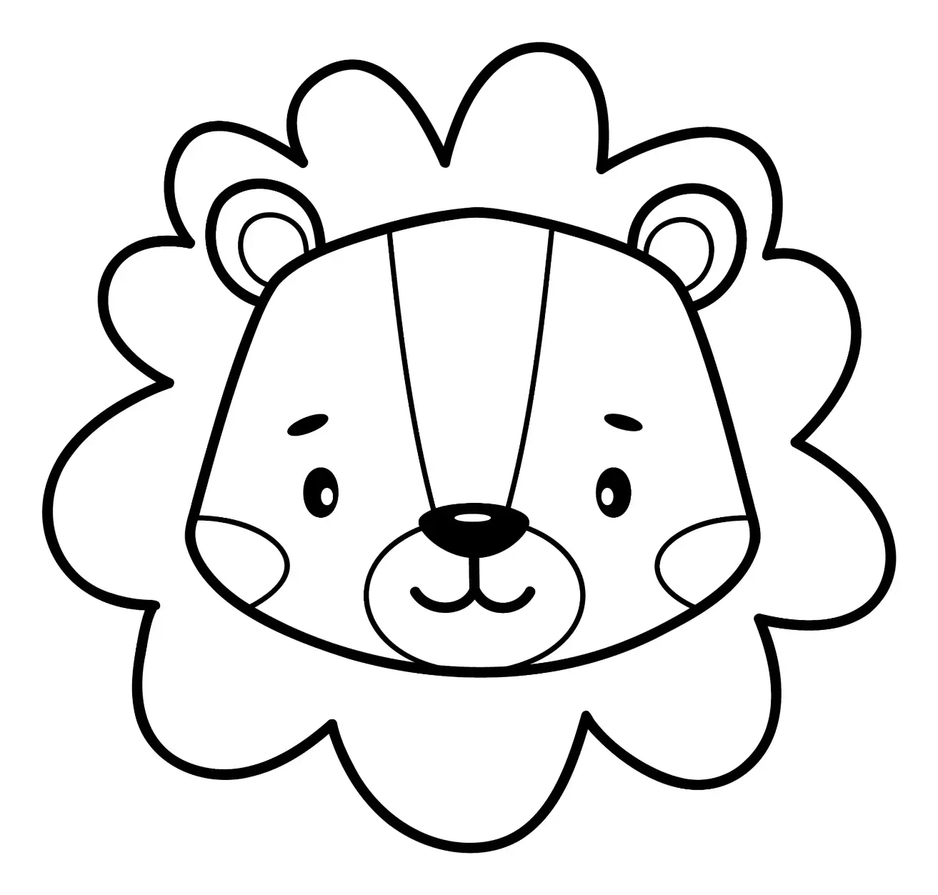 Free Lion Picture To Color In