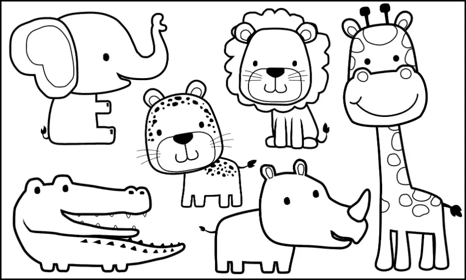 Free Lion Picture To Color In