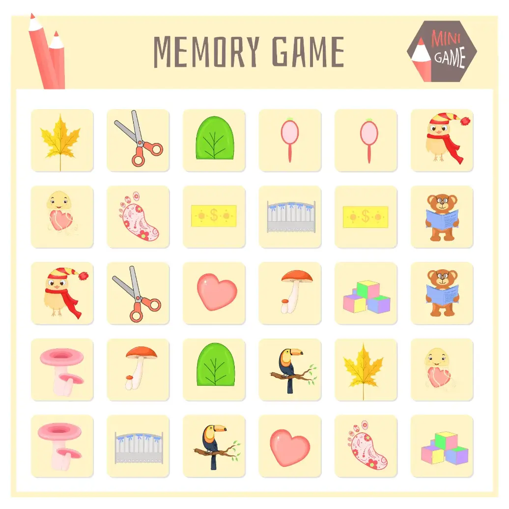 Free Memory Game For Kids