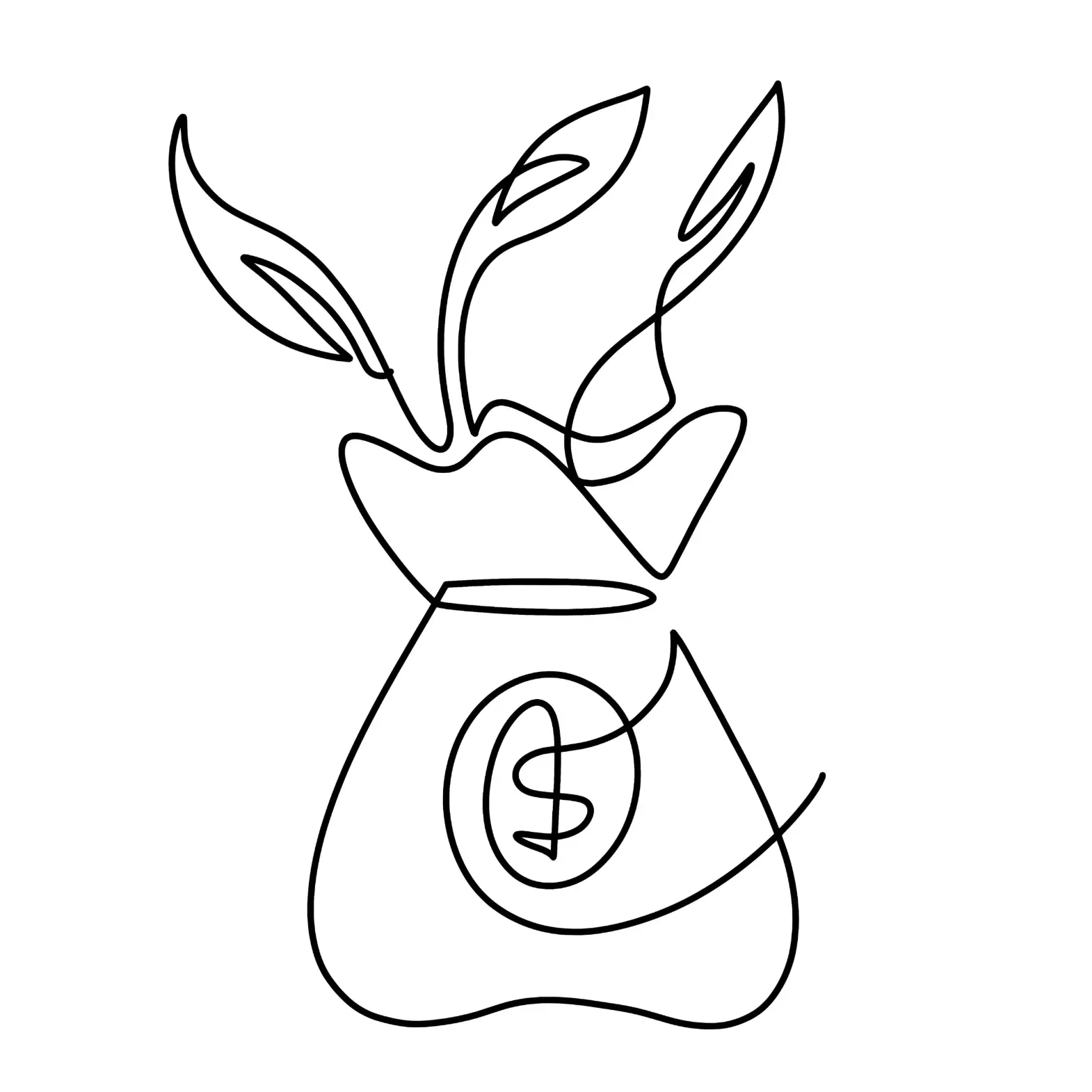 Free Money Picture To Color In