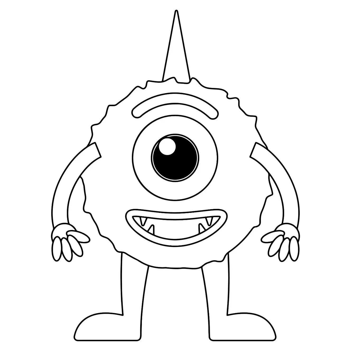 Free Monster Picture To Color In