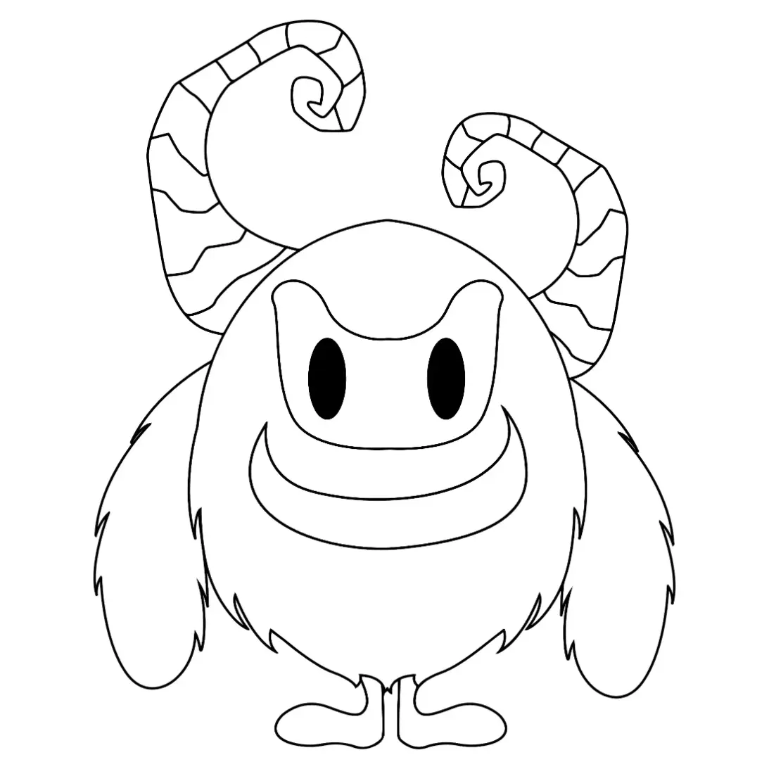 Free Monster Picture To Color In