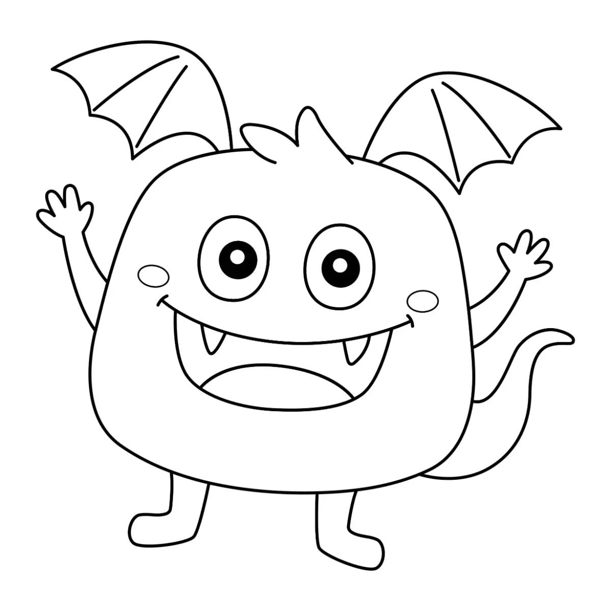 Free Monster Picture To Color In