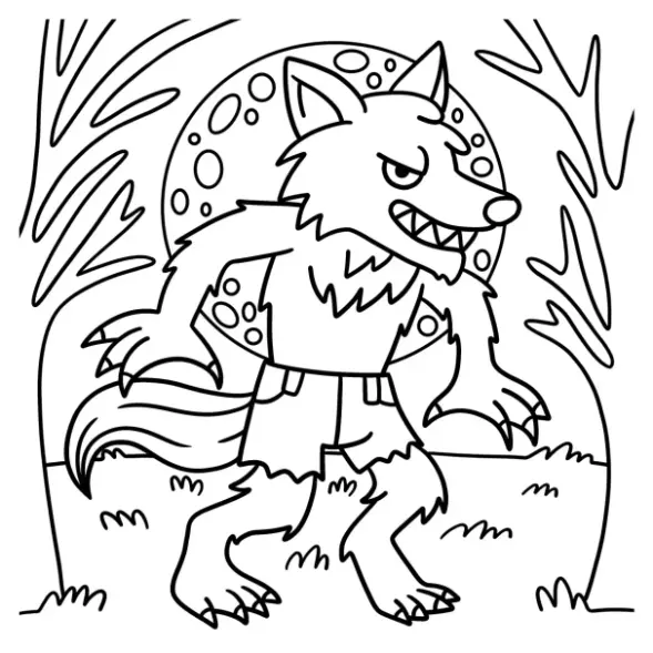 Free Monster Picture To Color In