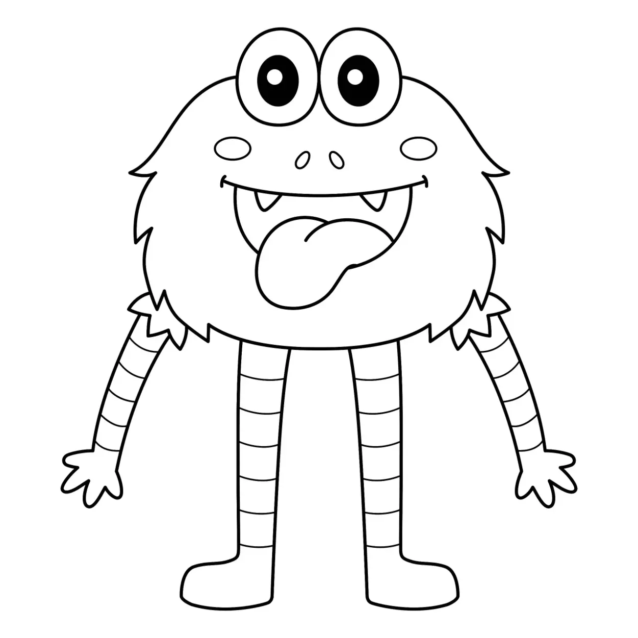 Free Monster Picture To Color In