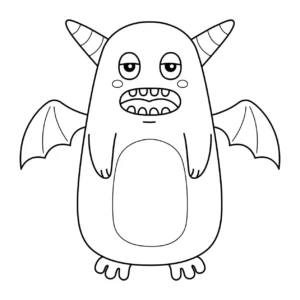 Free Monster Picture To Color In