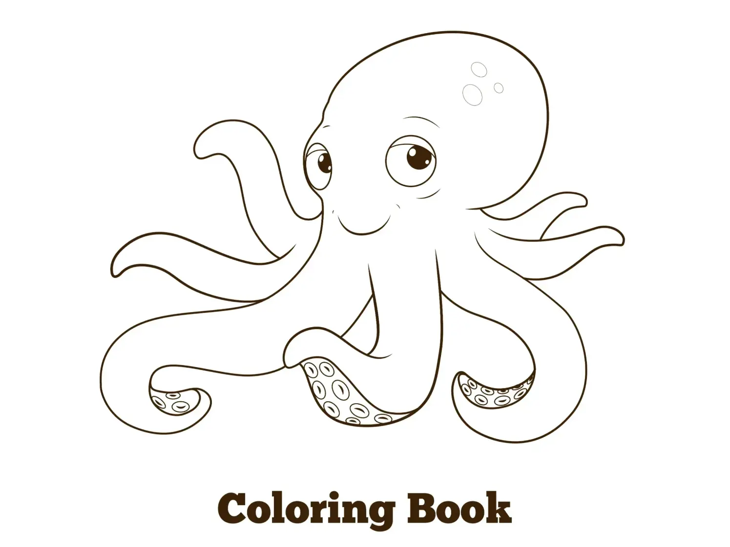 Free Octopus Picture To Color In