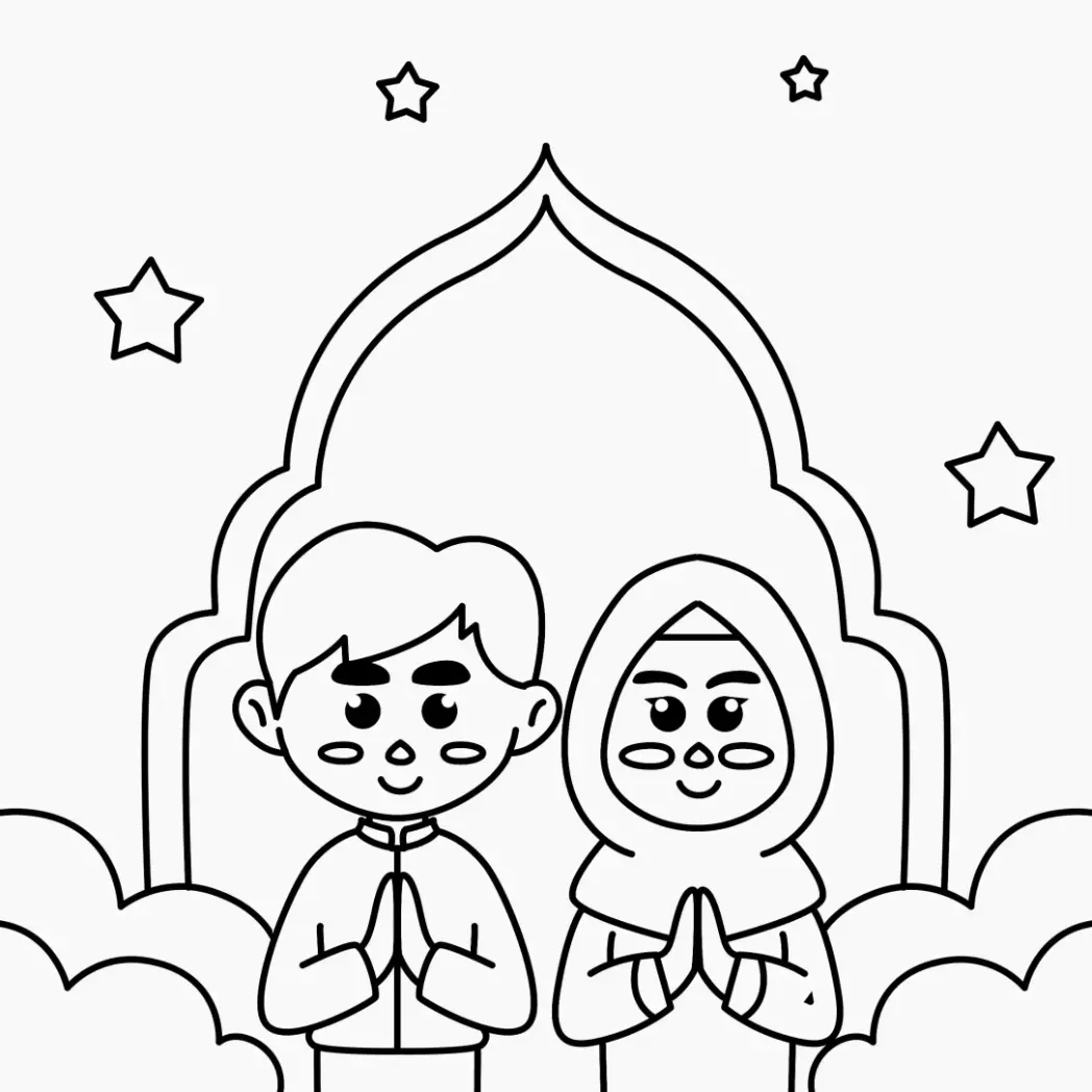 Free Religion Picture To Color In