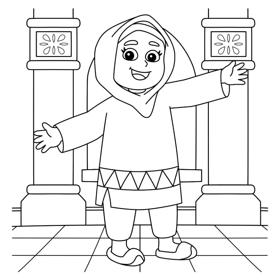 Free Religion Picture To Color In