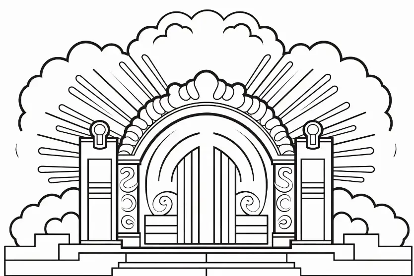 Free Religion Picture To Color In