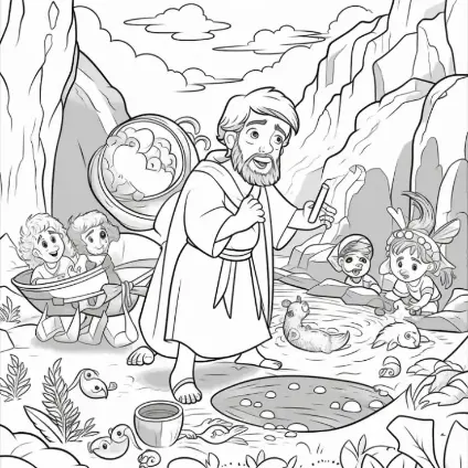 Free Religion Picture To Color In