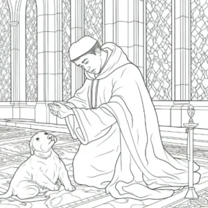 Free Religion Picture To Color In