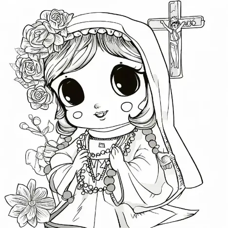 Free Religion Picture To Color In