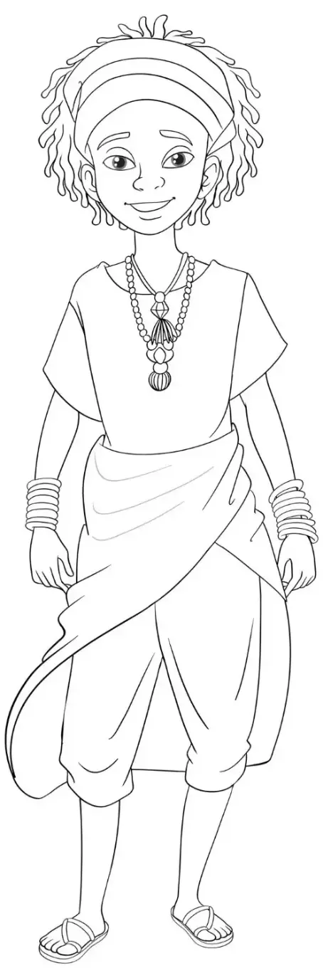 Free Religion Picture To Color In