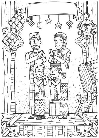 Free Religion Picture To Color In