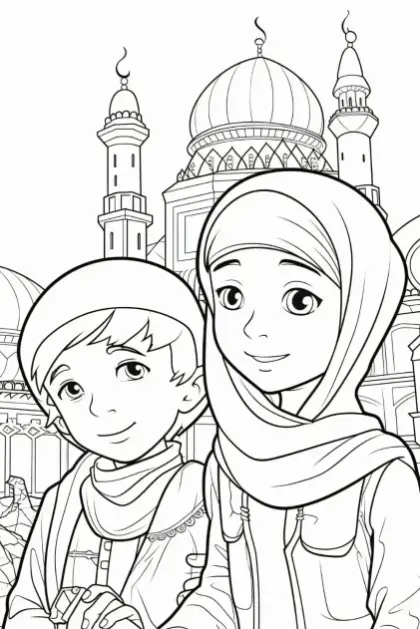 Free Religion Picture To Color In