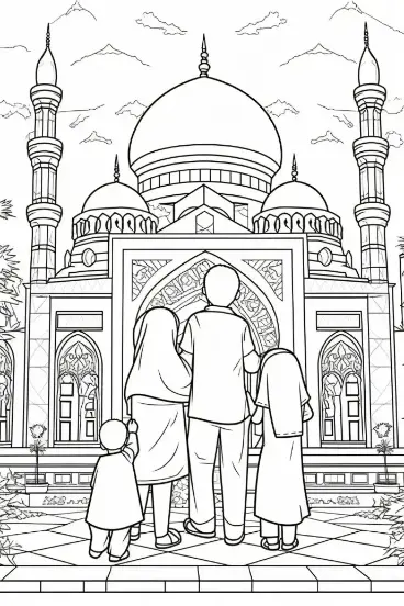 Free Religion Picture To Color In