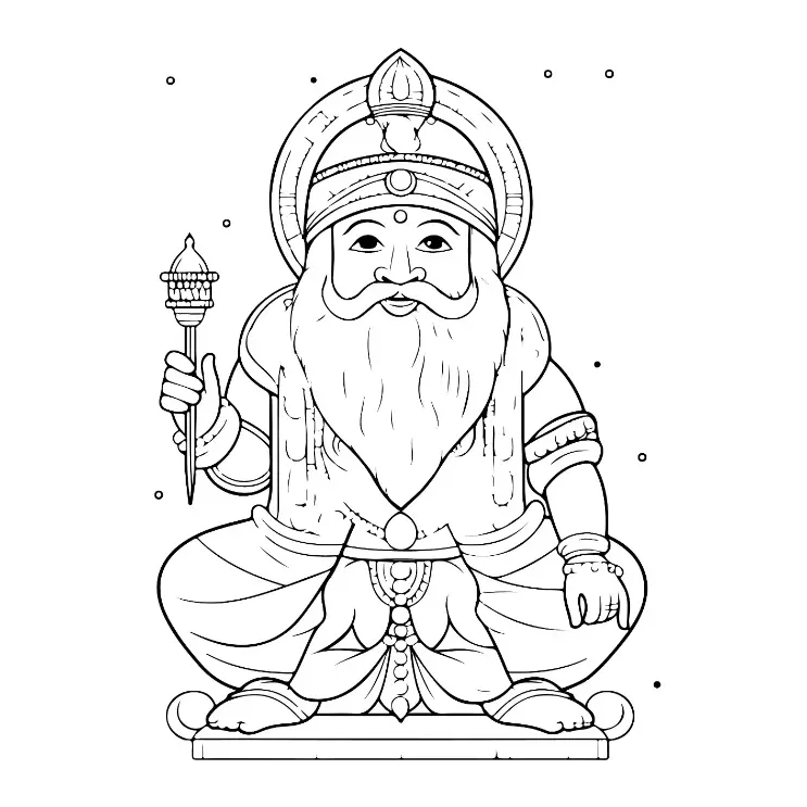 Free Religion Picture To Color In