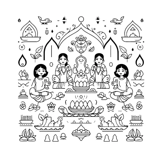 Free Religion Picture To Color In