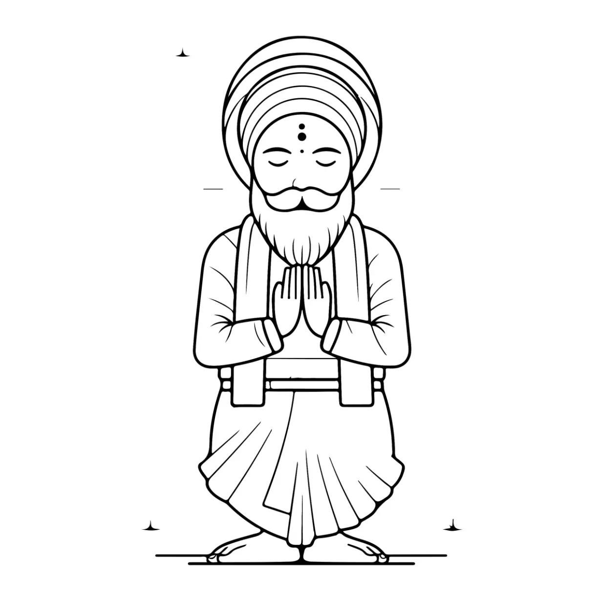 Free Religion Picture To Color In