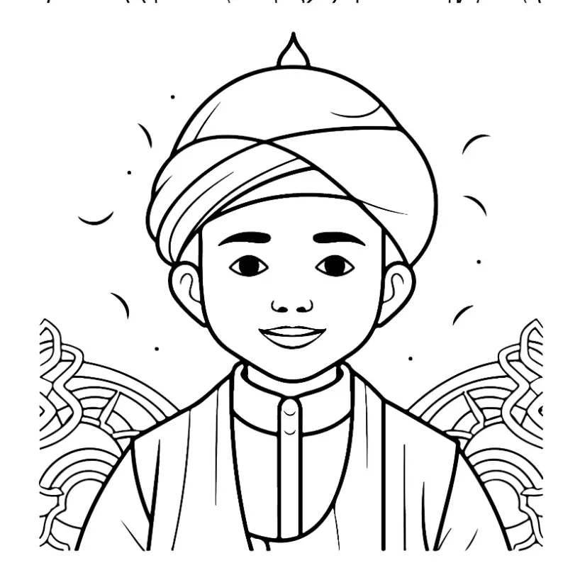 Free Religion Picture To Color In