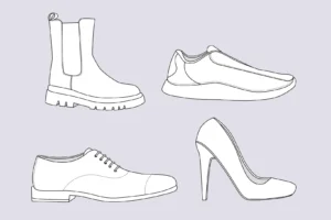 Free Shoe Picture To Color In