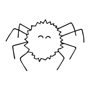 Free Spider Picture To Color In