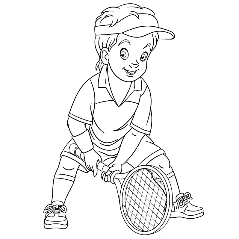 Free Sport Picture To Color In