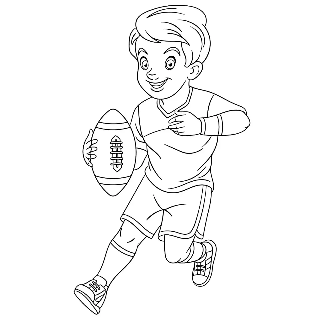 Free Sport Picture To Color In