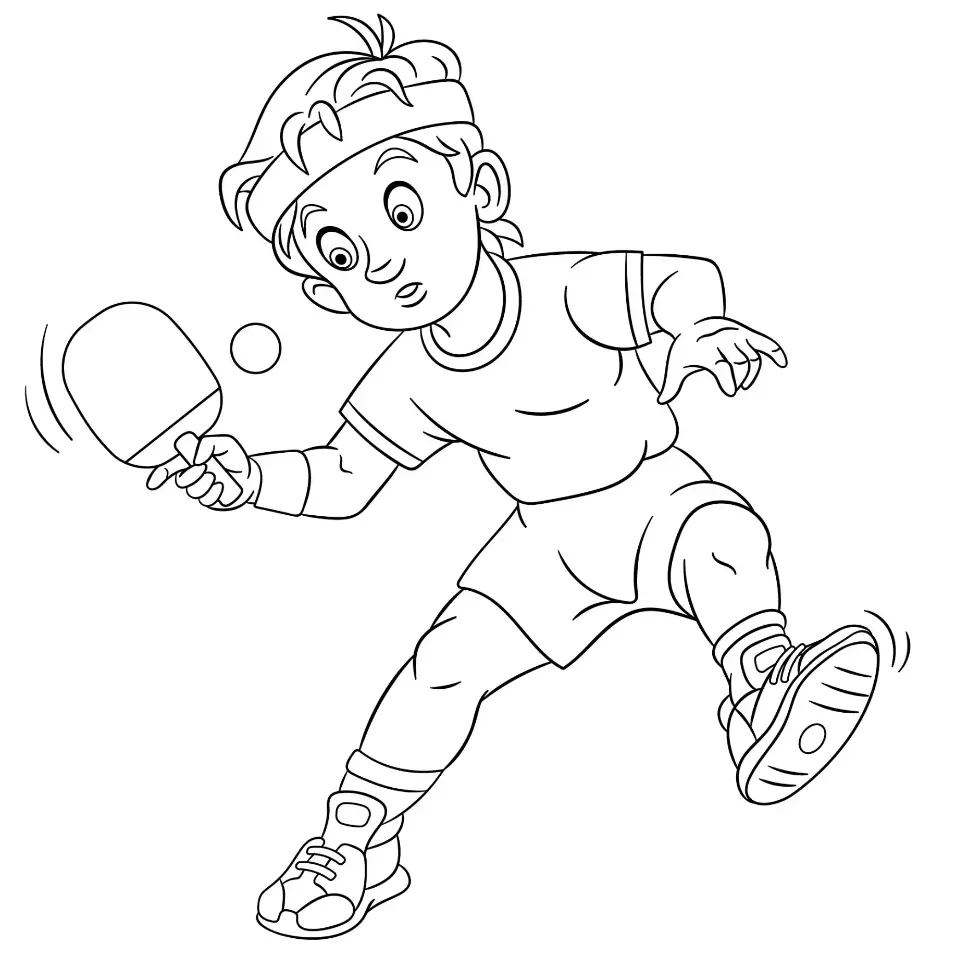 Free Sport Picture To Color In