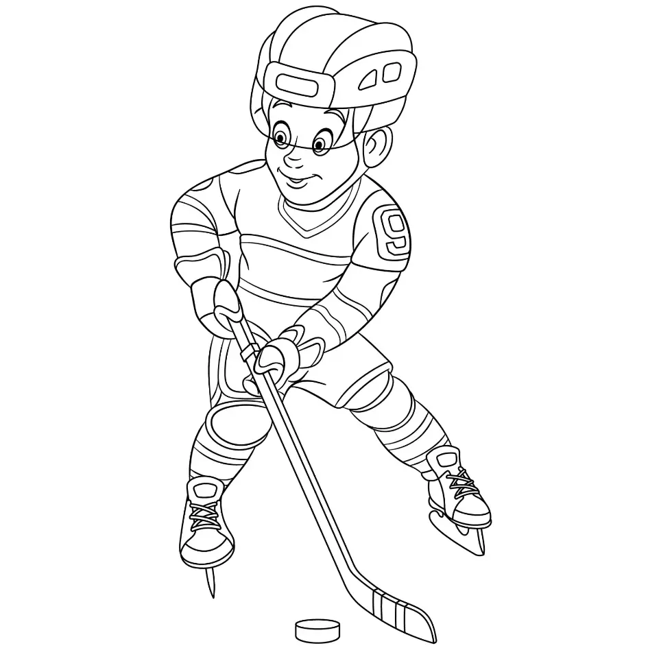 Free Sport Picture To Color In