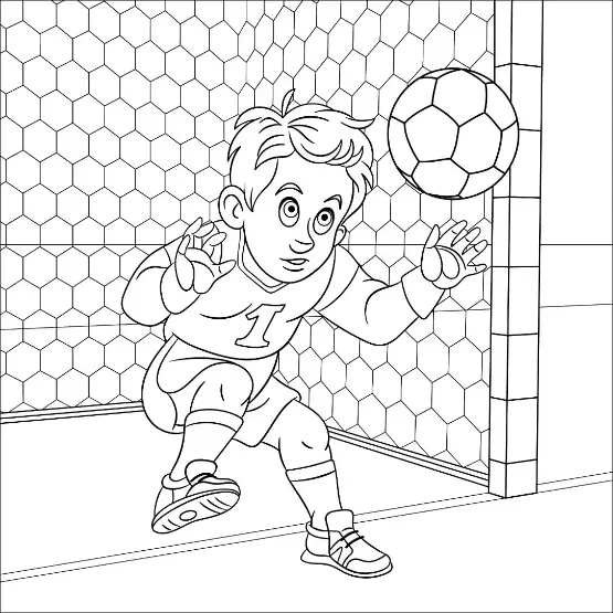 Free Sport Picture To Color In