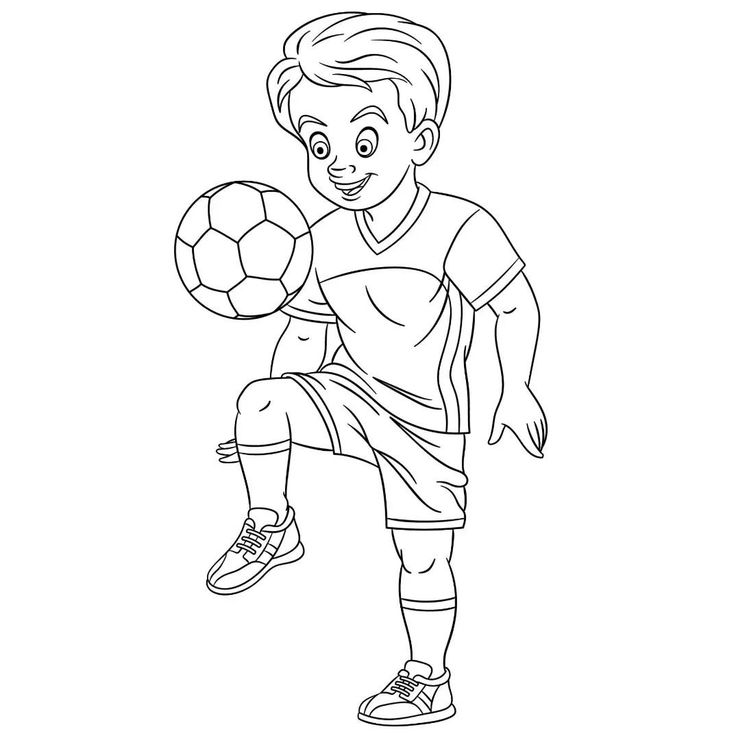 Free Sport Picture To Color In