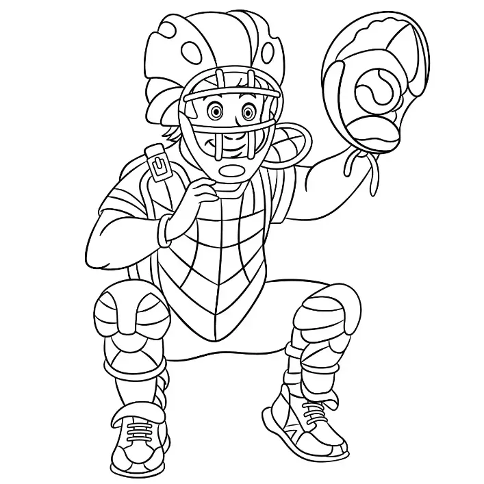 Free Sport Picture To Color In