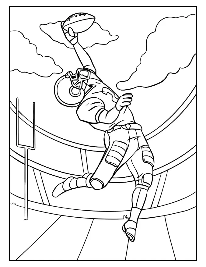 Free Sport Picture To Color In