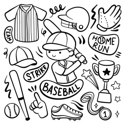 Free Sport Picture To Color In