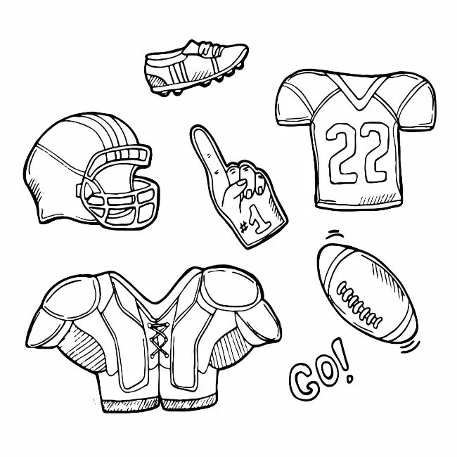 Free Sport Picture To Color In