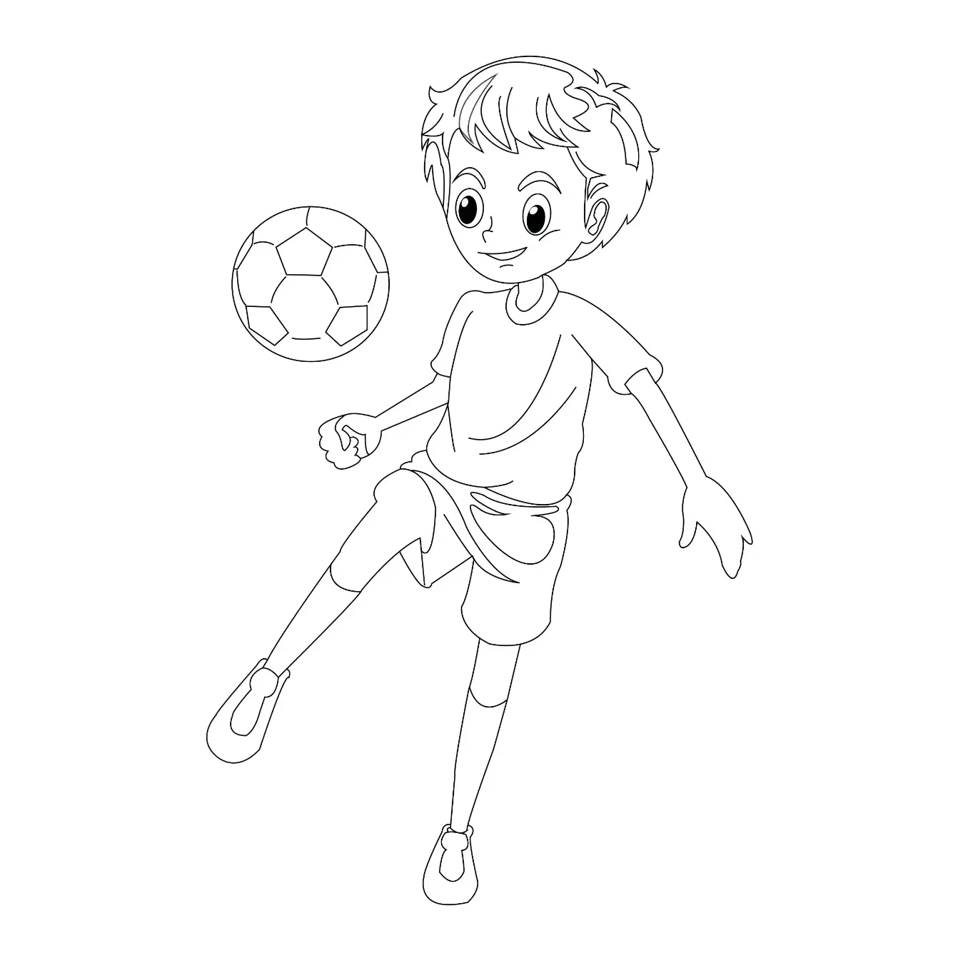 Free Sport Picture To Color In