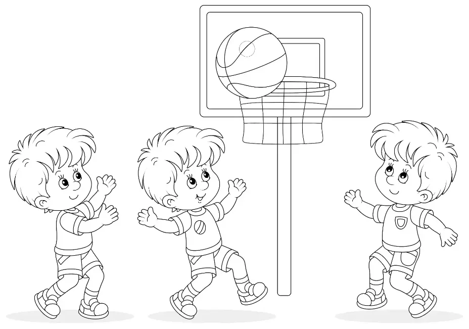 Free Sport Picture To Color In