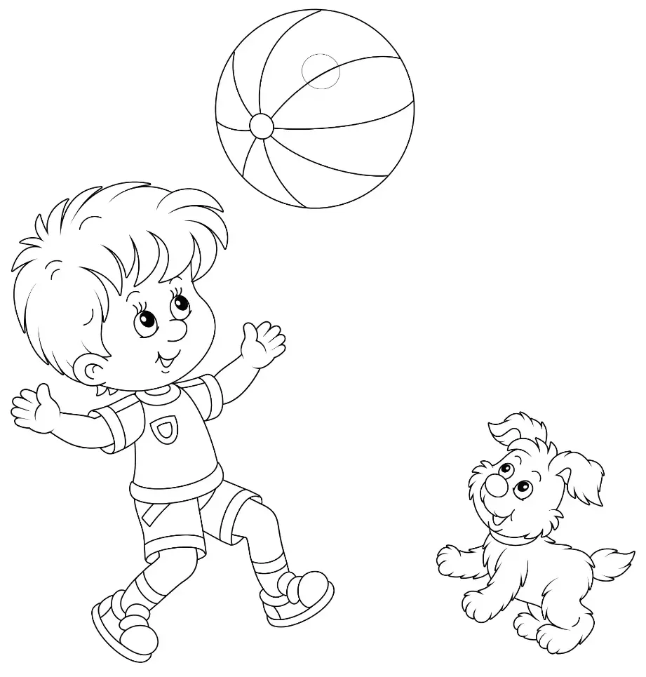 Free Sport Picture To Color In