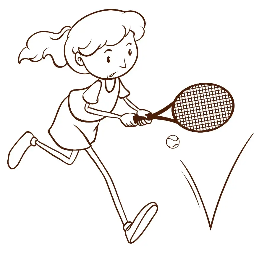 Free Sport Picture To Color In