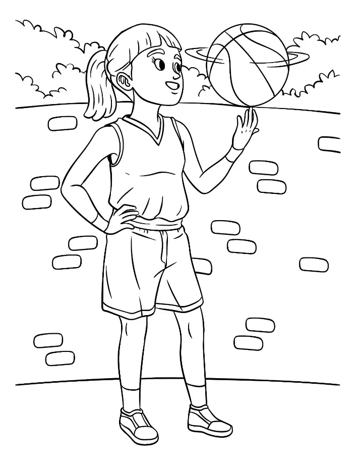 Free Sport Picture To Color In