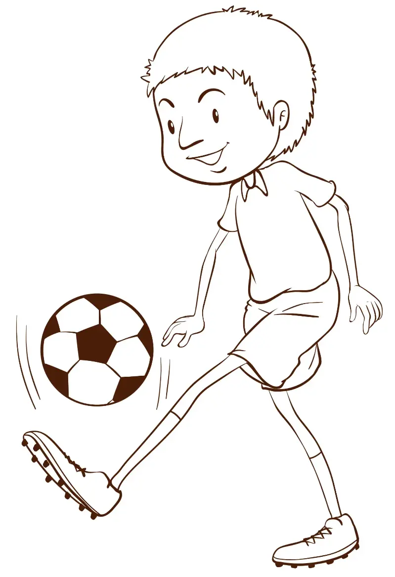 Free Sport Picture To Color In