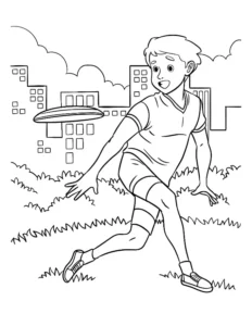 Free Sport Picture To Color In